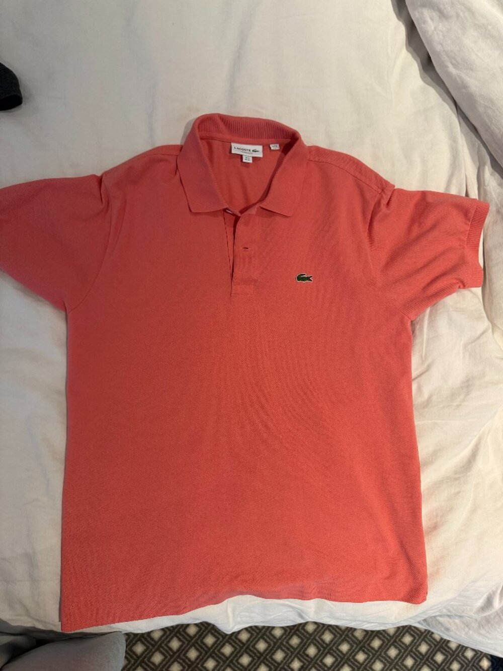 Pink Classic Fit Lacoste Polo Shirt